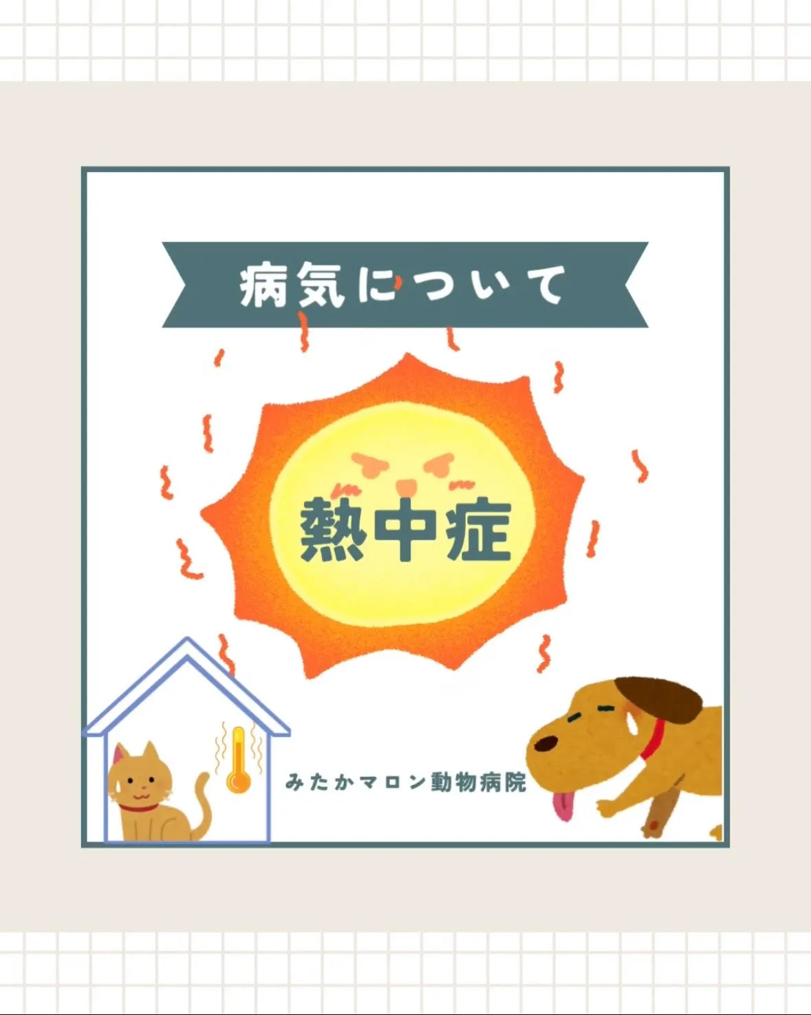 熱中症にお気をつけください！！